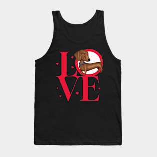 Dachshund Love Tank Top